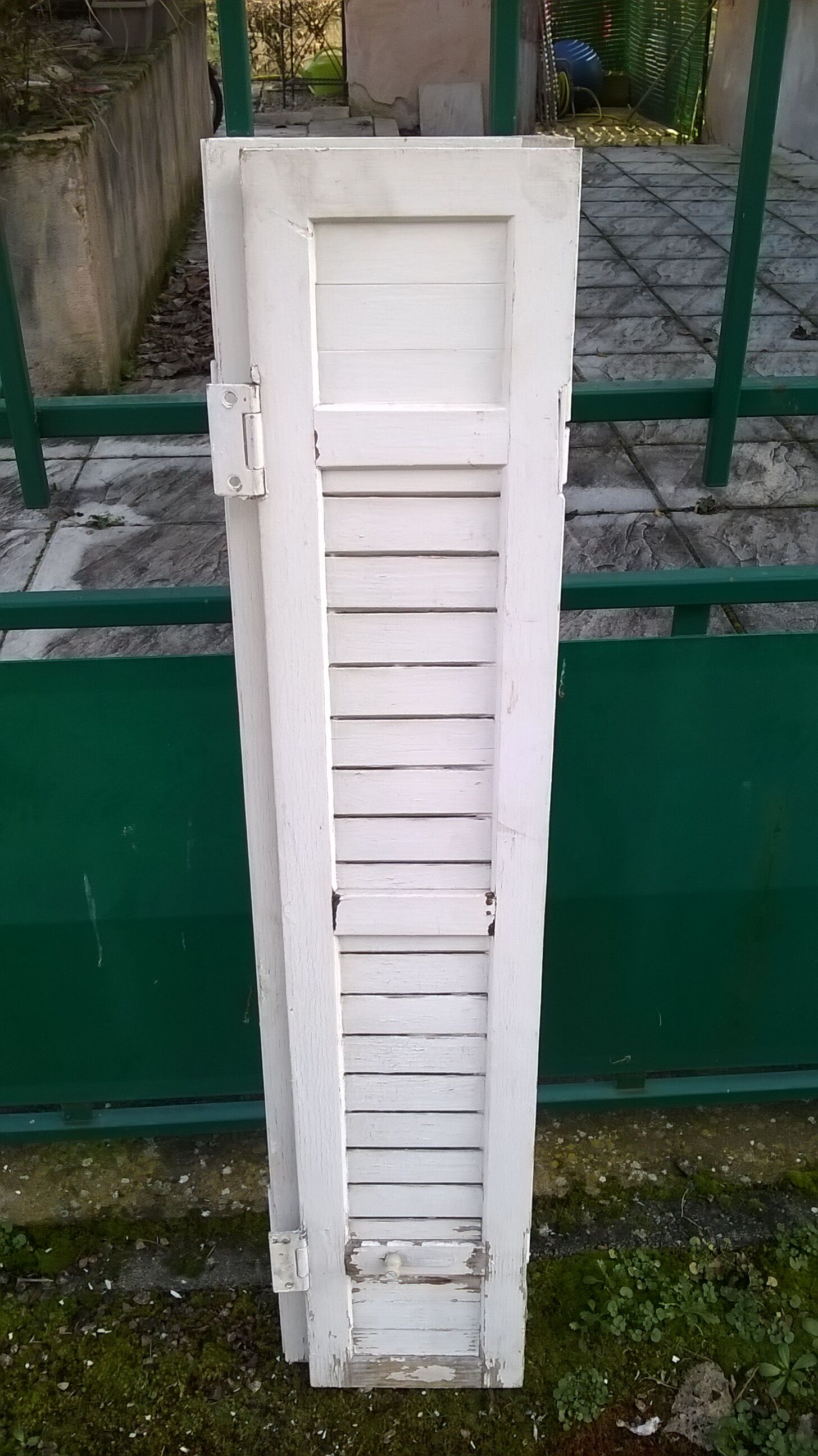 Ancient wooden shutter