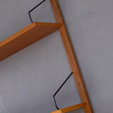 Poul Cadovius Royal System teak wall shelf, 1950s