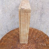 Old square wooden sieve