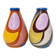 Pair of vintage ceramic vases – Cerámica Trébol, Bonao