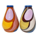 Pair of vintage ceramic vases – Cerámica Trébol, Bonao
