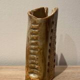 Vase-lanterne vintage années 50 en grès