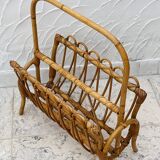 Bamboo Magazine Rack