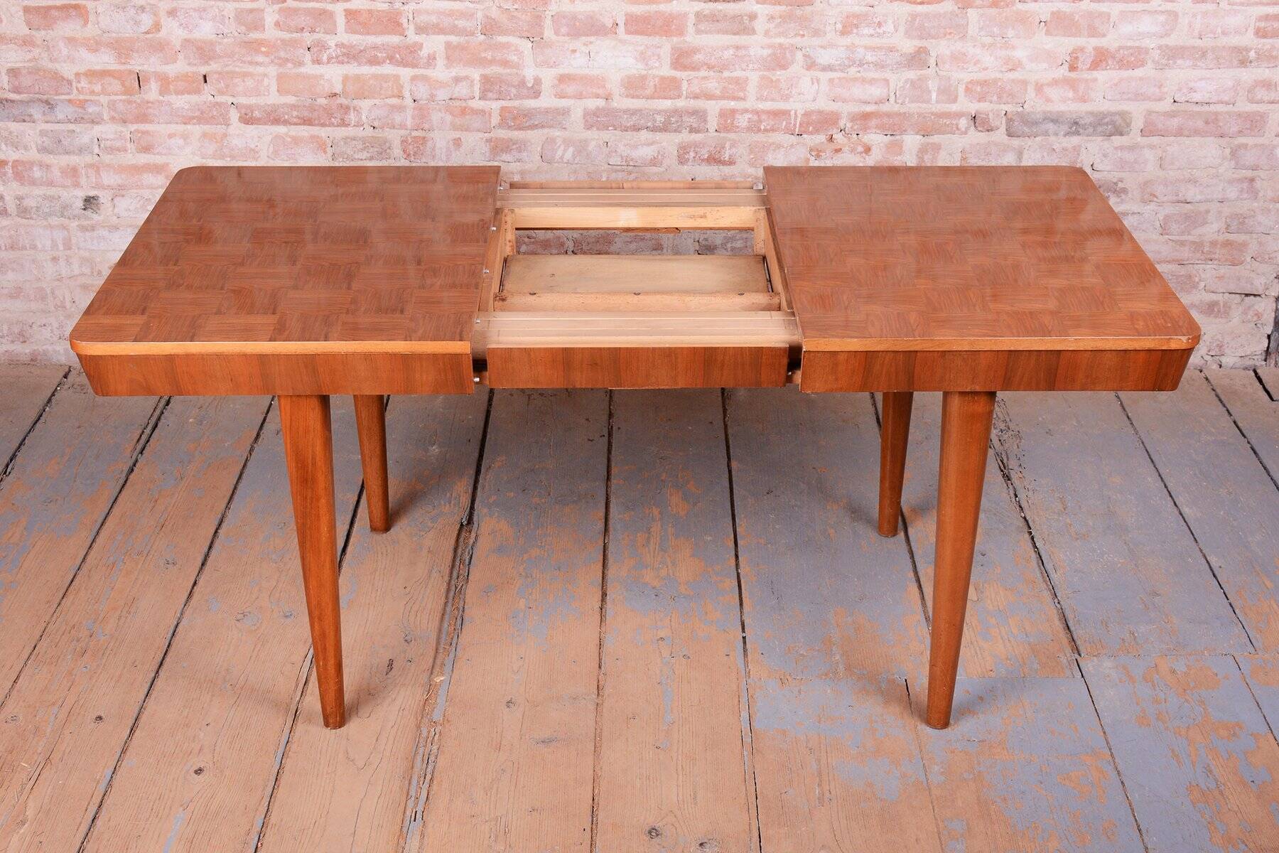 Art Deco Dining Table by Jindřich Halabala for UP Závody, Czech, 1940s