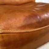 Brutalist Style DS-15 Leather Lounge Chair from De Sede, Switzerland 1970s