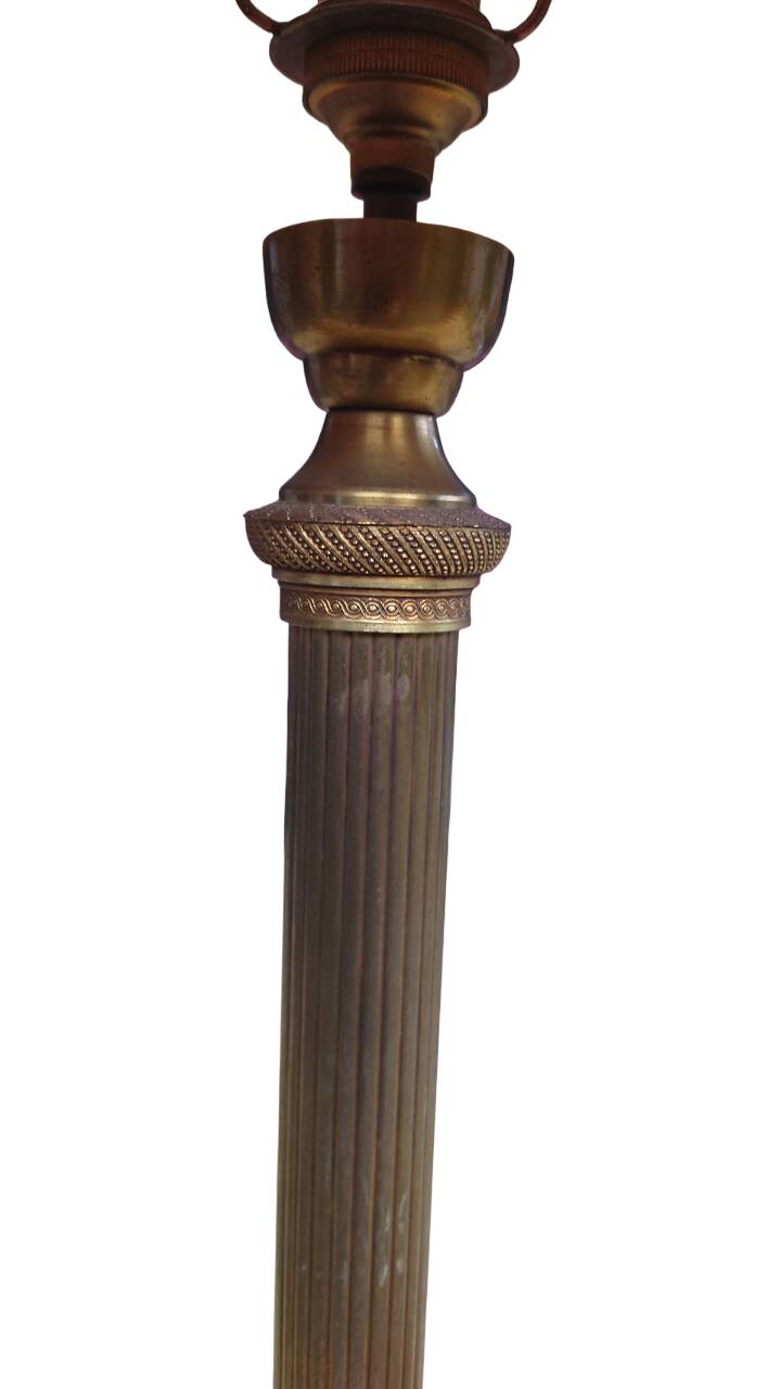 Paires de lampes style empire Abat jour rouge