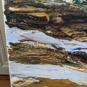 Painting painted with a knife