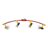Memphis style ceiling light