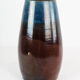 Ceramic vase with blue and brown glaze by an unknown Danish artist