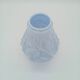 Art Deco Opaline Vase Blue Pastel Glass Pine Cone Decoration France 1930s