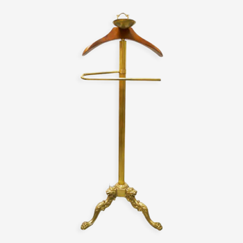 Night valet wood and brass