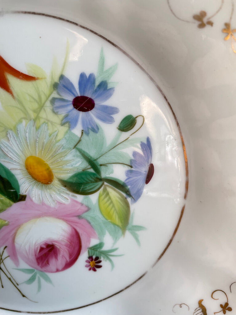 Kpm - serving dish (1) - hand-decorated porcelain