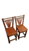 2 child bamboo chairs