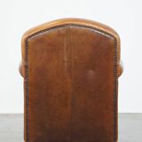 Comfortable Sheepskin Leather Armchair