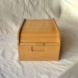 Old wooden filing box with shutter