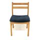 Set de 4 chaises scandinave en hêtre, Suède, 1960