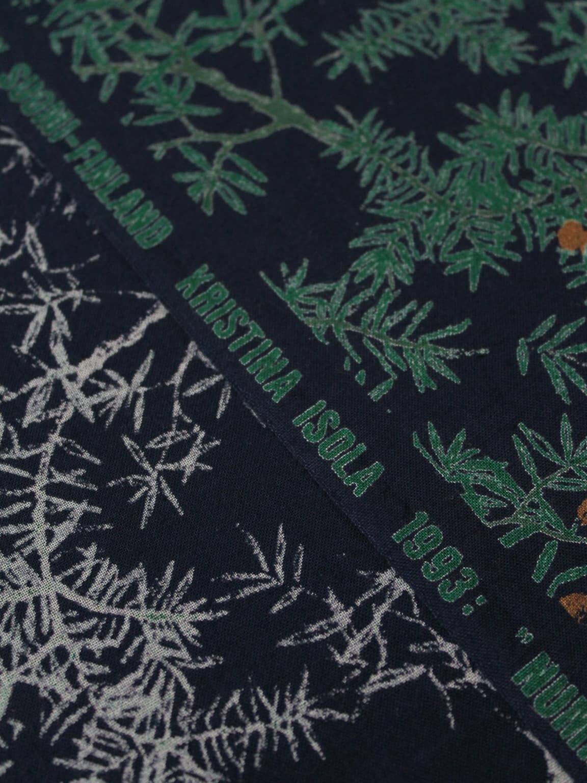 Tissu en coton vintage finlandais « Nummi » de Kristina Isola, 1,40 m x 2,12 m