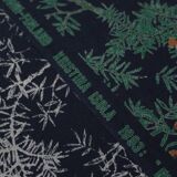 Tissu en coton vintage finlandais « Nummi » de Kristina Isola, 1,40 m x 2,12 m