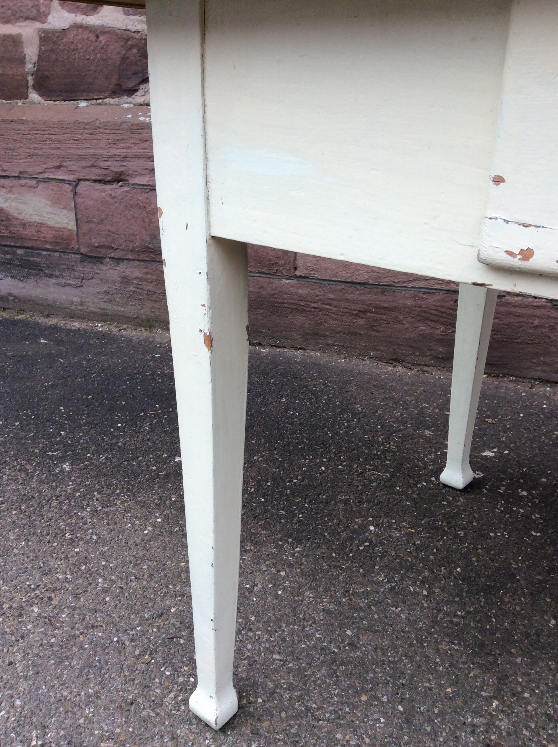 Table de ferme vintage sapin 1940