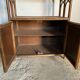 Vintage rattan bookcase 70s