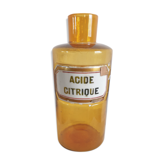 Pharmacy jar citric acid