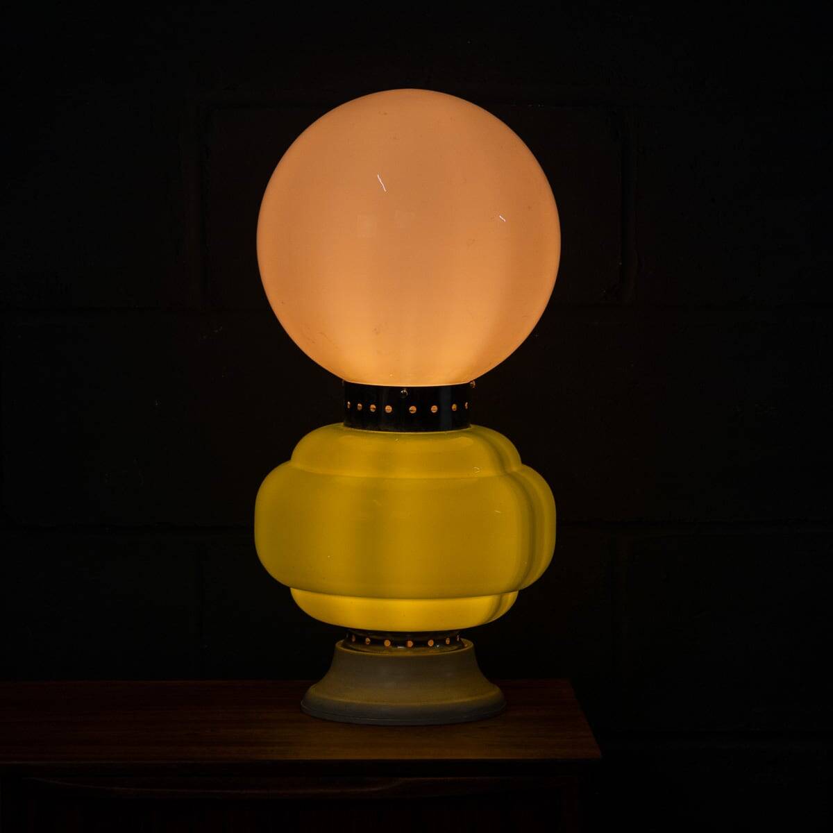 20thc italian table lamp by carlo nason for mazzega, made in murano c.1970