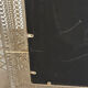 Large oriental mirror in pierced metal - H 116 cm