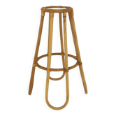 Piédestal scandinave en rotin, Suède, 1950