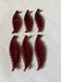 Handmade ceramic knife holder leaf decoration bohemian countryside