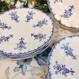 6 Longwy flat plates, “Cleopatra” model