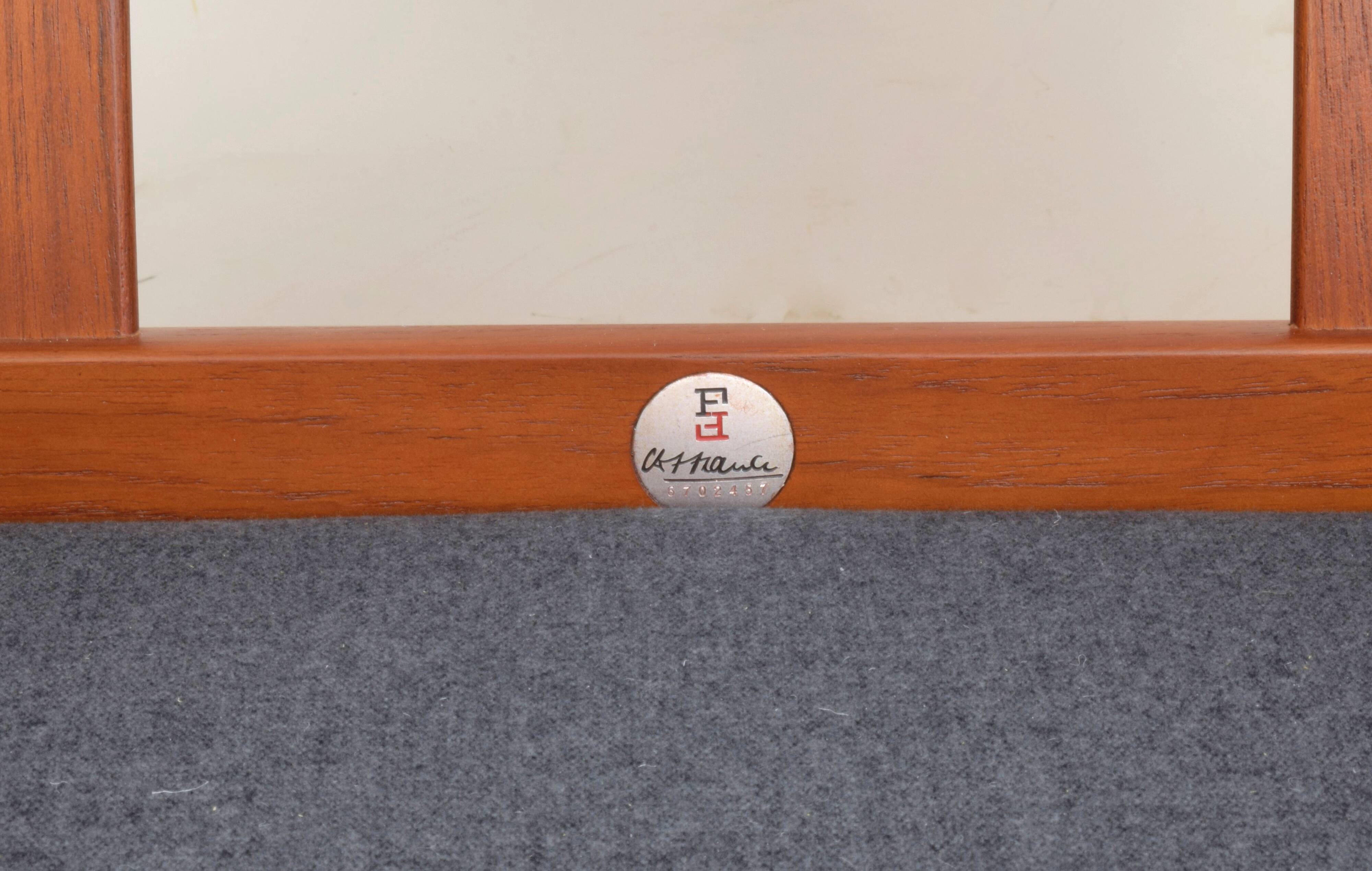 Mid-century Danish teak lounge chair by Grete Jalk of France & Søn, 1960s.