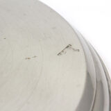 Bauhaus art deco floor lamp in chrome, 1940s