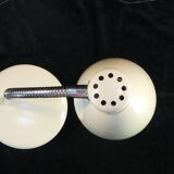 Vintage articulated desk lamp in beige metal years 70