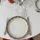 6 unalterable porcelain plates from Salins-les-Bains (Jura, France)