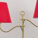 Josef Frank Lampadaire en laiton réglable à deux bras, milieu du siècle, Autriche, années 1950
