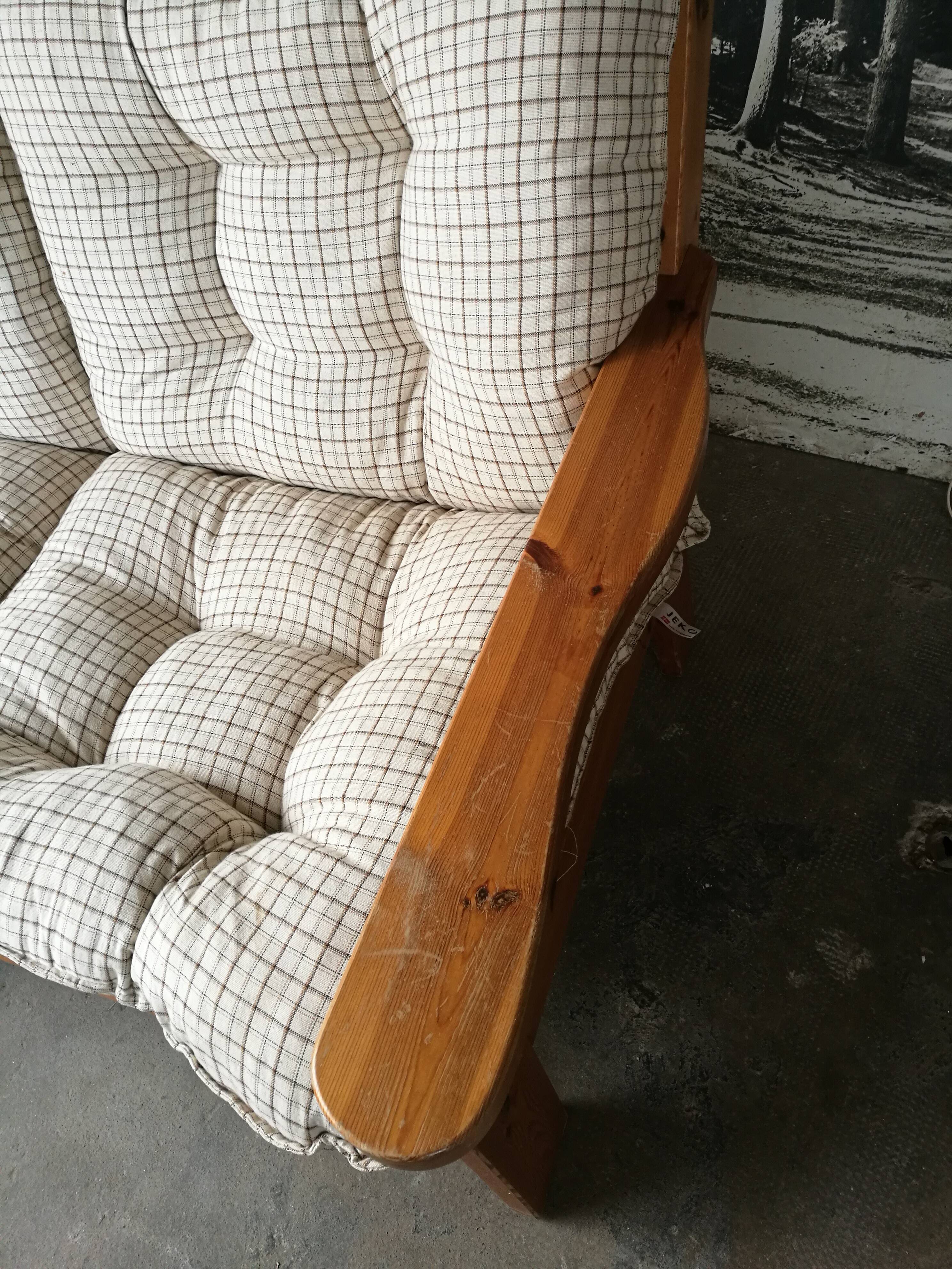 Sofa 2 place in pine