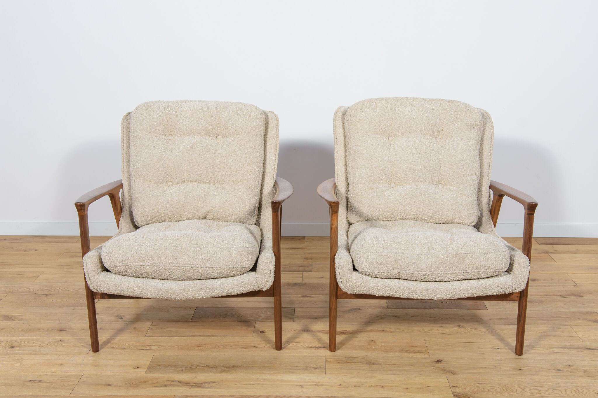 Model Tulip Armchairs by Inge Andersson for Bröderna Andersson, 1960s, Set of 2