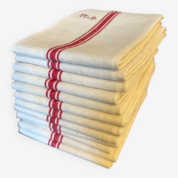 Set of 12 tea towels