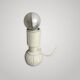 Design desk lamp Gino Sarfatti Arteluce 600c leather metal 1970