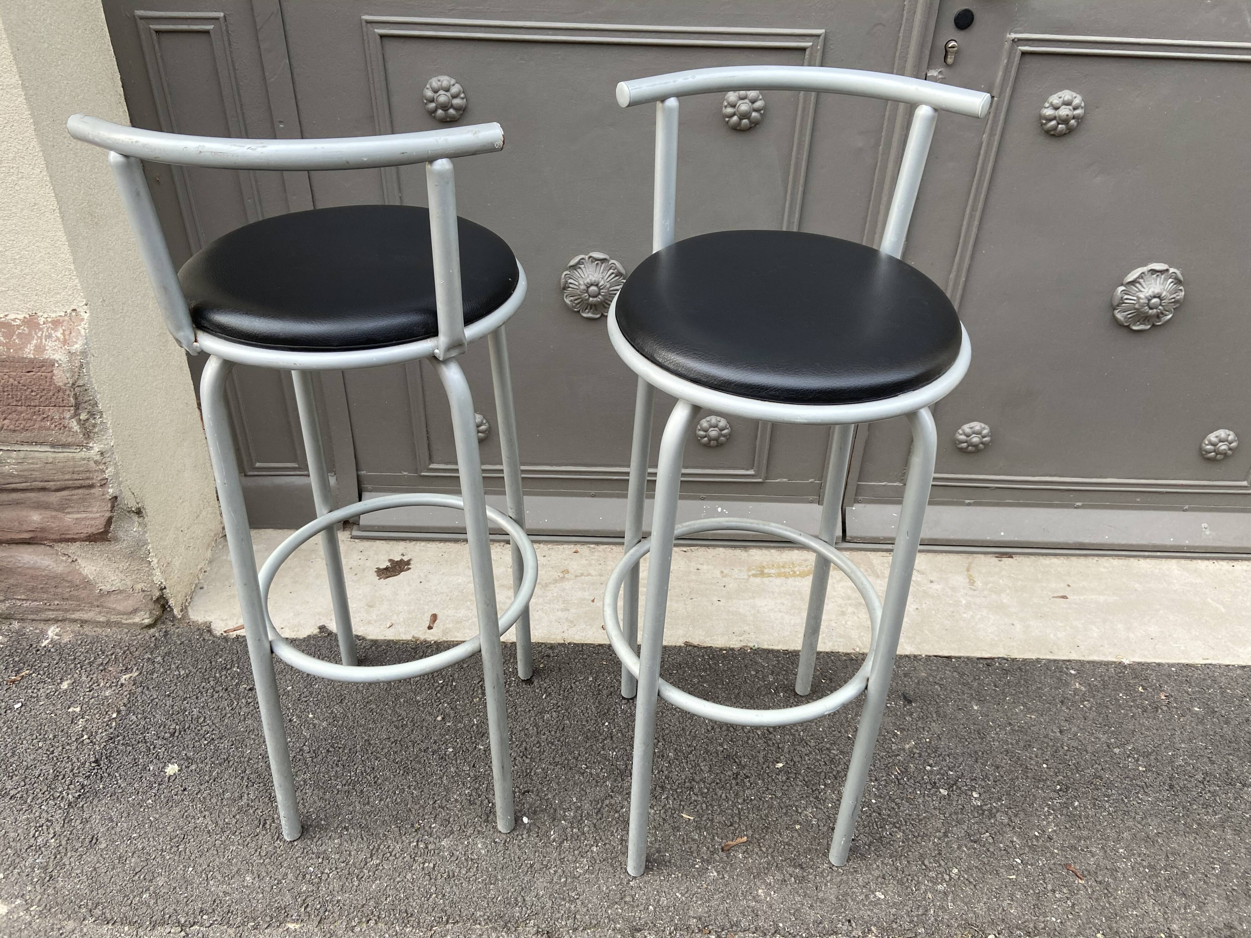 Pair of vintage bar stools