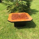Vintage square coffee table Mario Sabot 1970