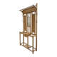 Vestiaire d’entrée en chêne