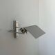 Pair of vintage adjustable wall lights, chrome, Castiglioni Fontana Arte 1972