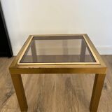 Smoked glass side table