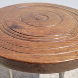 Small vintage pedestal table