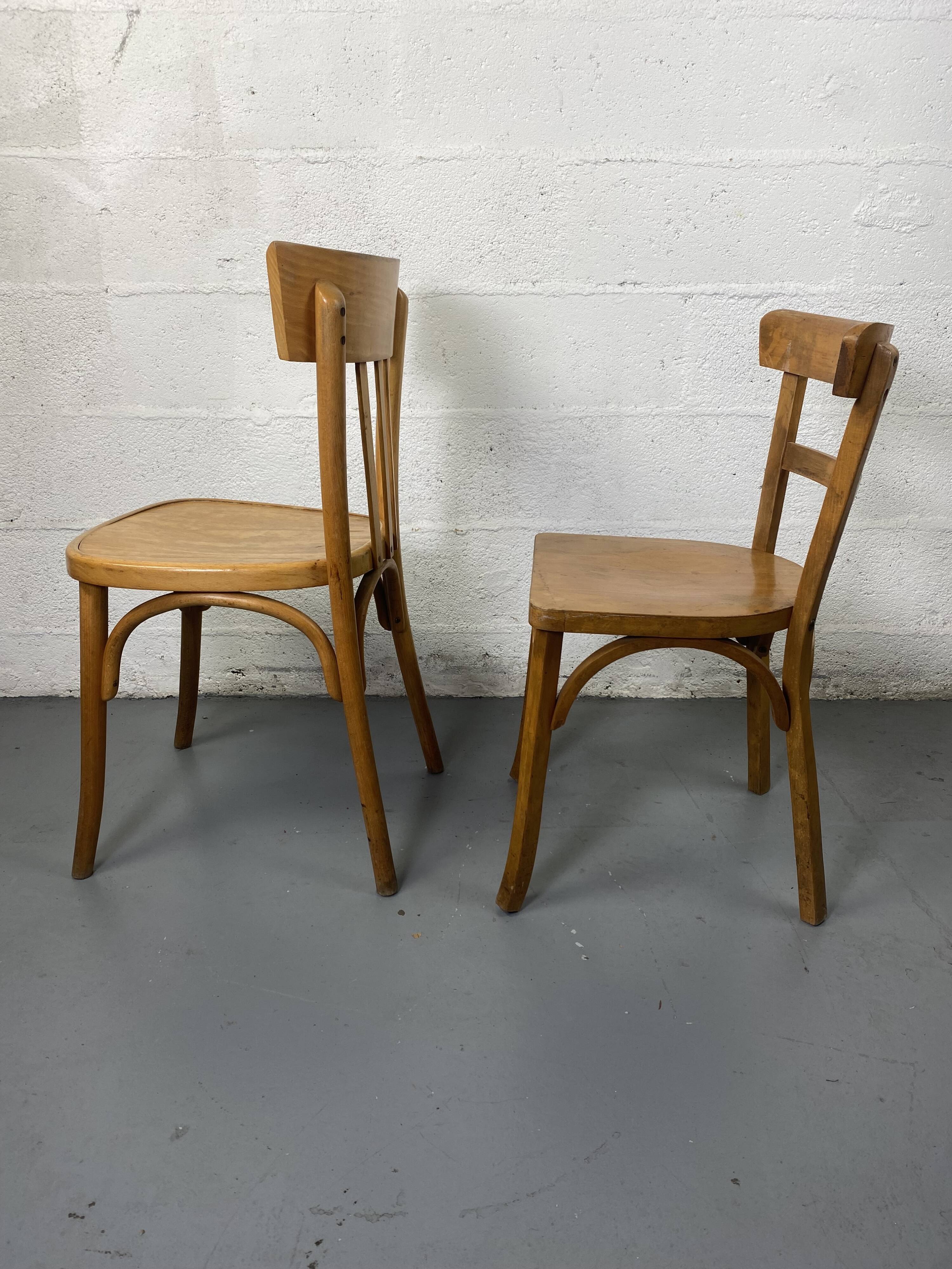 Mismatched bistro chair x2