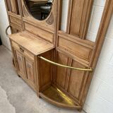 Grand vestiaire d’entrée en chêne Début XXème