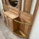 Large oak entrance hall wardrobe, early 20th century