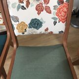 Suite of 4 vintage chairs 70 years