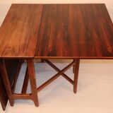 Bendt Winge scandinavian rosewood expandable table, 1960